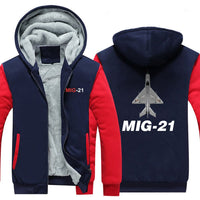 Thumbnail for M I G  2 1  DESIGNED ZIPPER SWEATER THE AV8R