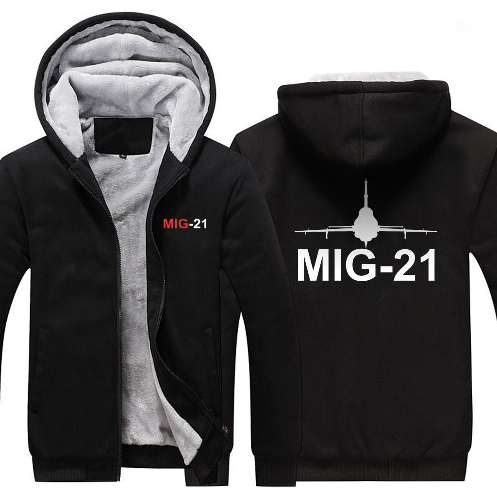 M I G  21  DESIGNED ZIPPER SWEATER THE AV8R