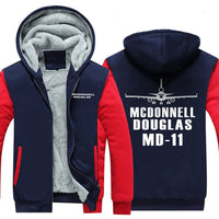 Thumbnail for MCDONNELL DOUGLAS MD 11 DESIGNED ZIPPER SWEATER THE AV8R