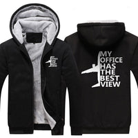 Thumbnail for MY OFFICE HAS THE BEST VIEW ZIPPER SWEATER THE AV8R