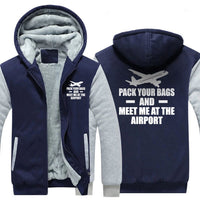 Thumbnail for PACK YOUR BAGS AND MEET ME AT THE AIRPORT ZIPPER SWEATER THE AV8R