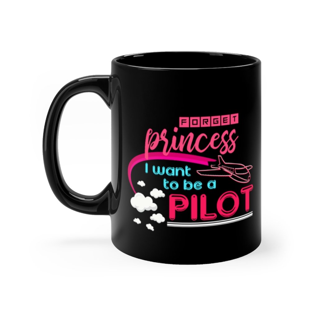 PRINCESS I WANT TO BE A PILOT DESIGNED - MUG Printify