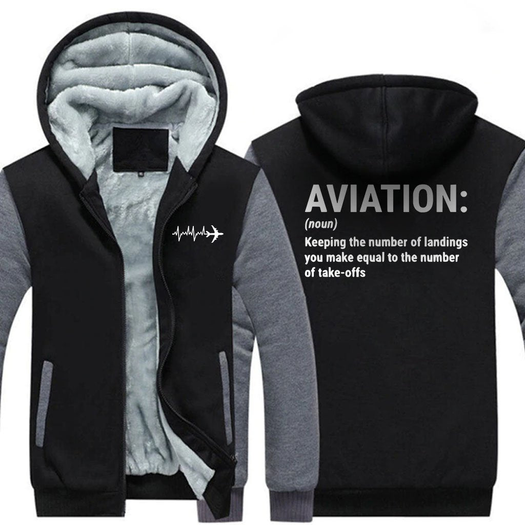 PILOT DEFINITION ZIPPER SWEATER THE AV8R