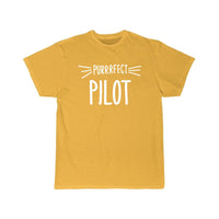 Thumbnail for PILOT GIFT CUTE PERFECT PILOT CAT LOVER DESIGN CLASSIC T-SHIRT THE AV8R