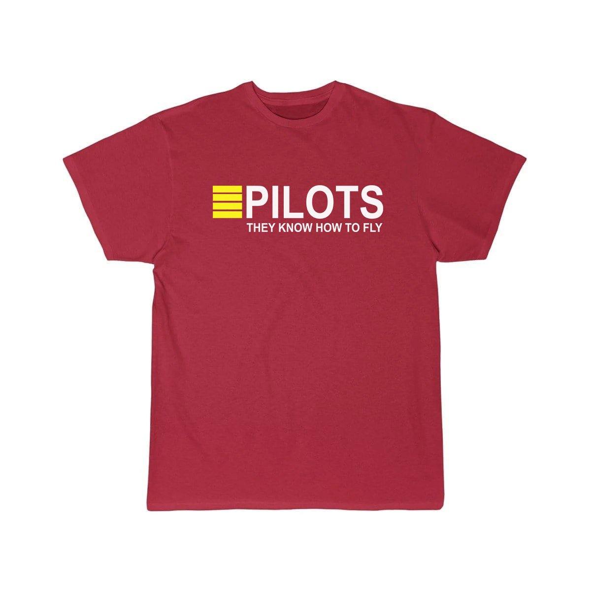 PILOTS THEY KNOW HOW TO FLY DESIGNED T SHIRT THE AV8R