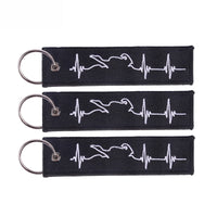 Thumbnail for Embroidery  Heartbeat Keychain THE AVIATOR