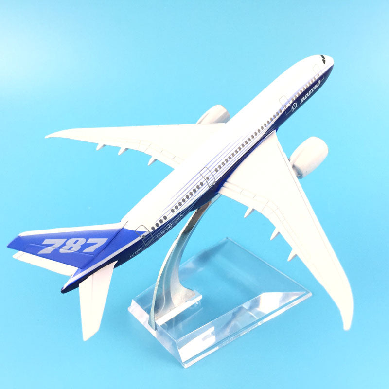 Original model Boeing 787 Airlines Aeroplane model B787 airplane 16CM Metal alloy diecast 1:400 airplane model toys Collectible AV8R