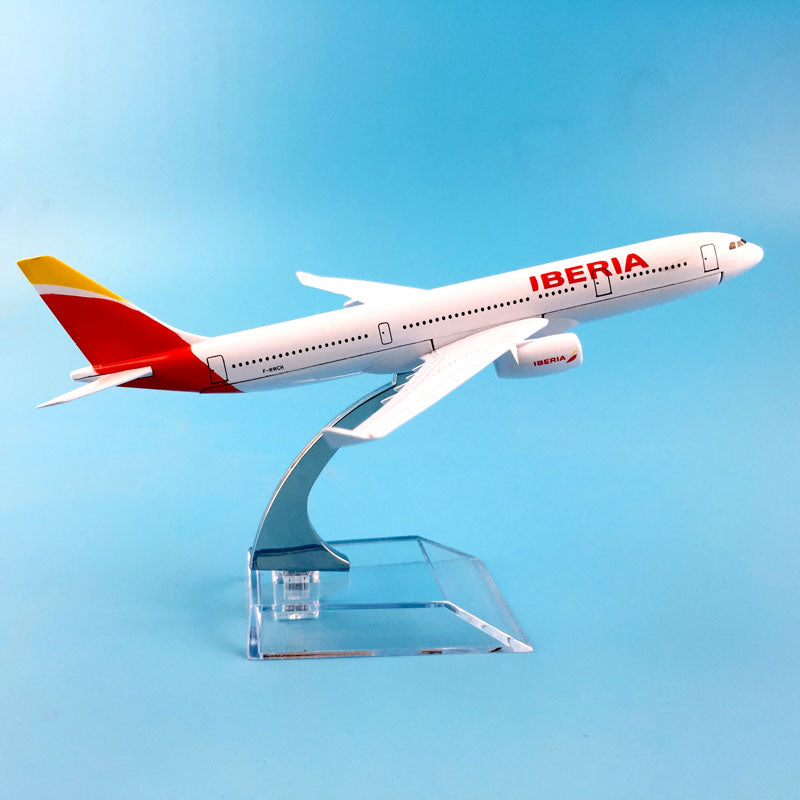 Aircraft Model 16cm Metal Diecast 1:400 Iberia Airbus A330 Model Plane Airplane AV8R