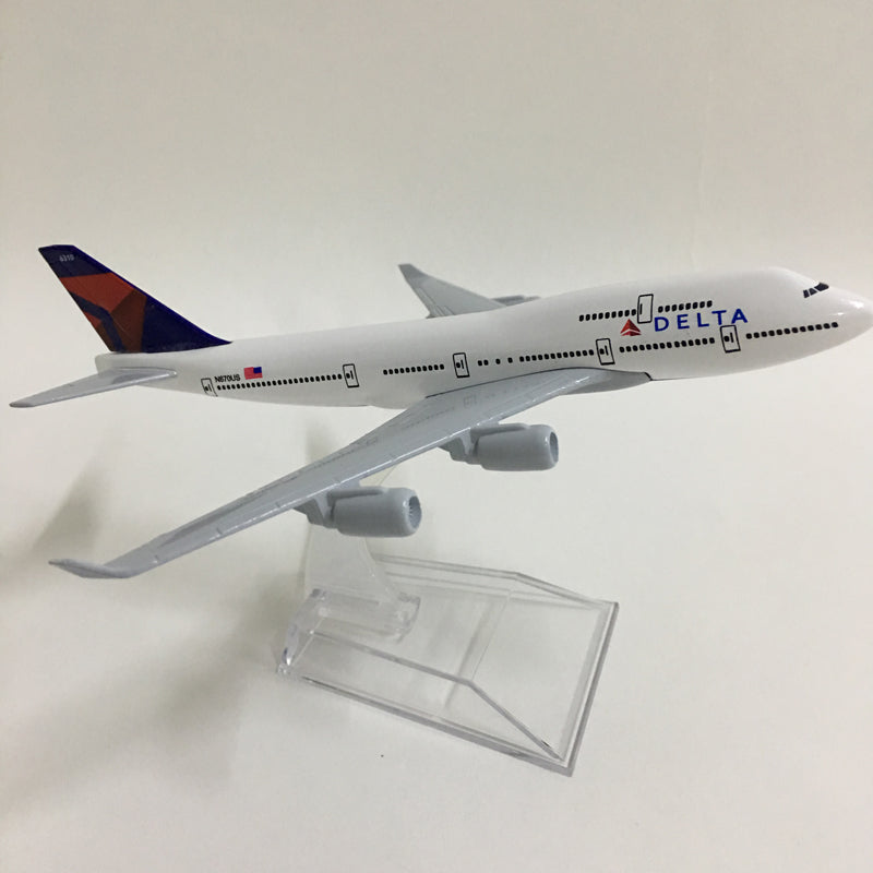 Plane Model Airplane Model Delta Air Lines Boeing 747 Aircraft Model 1:400 Diecast Metal Airplanes AV8R