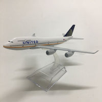 Thumbnail for American Air United Airlines Boeing 747 B747 400 Airways Plane Model Aircraft Airplane AV8R