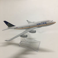 Thumbnail for American Air United Airlines Boeing 747 B747 400 Airways Plane Model Aircraft Airplane AV8R