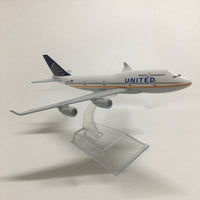 Thumbnail for American Air United Airlines Boeing 747 B747 400 Airways Plane Model Aircraft Airplane AV8R