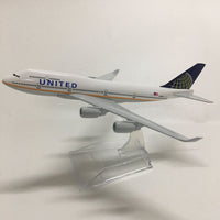 Thumbnail for American Air United Airlines Boeing 747 B747 400 Airways Plane Model Aircraft Airplane AV8R