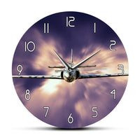 Thumbnail for Military Jet Fighter Modern Wall Clock Airplane Flying AV8R