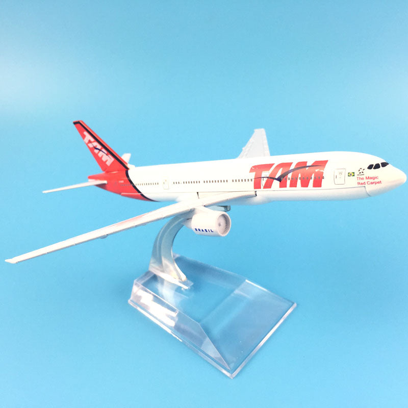 TAM Plane Model Airplane Model Boeing 777 Brazil Aircraft Model Diecast Metal Airplanes 1:400 Plane Toy AV8R