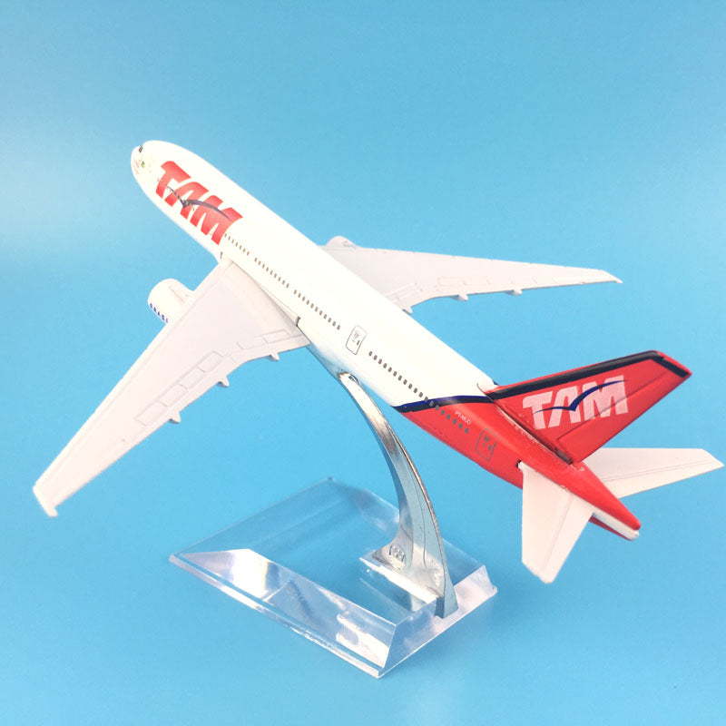 TAM Plane Model Airplane Model Boeing 777 Brazil Aircraft Model Diecast Metal Airplanes 1:400 Plane Toy AV8R