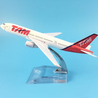 Thumbnail for TAM Plane Model Airplane Model Boeing 777 Brazil Aircraft Model Diecast Metal Airplanes 1:400 Plane Toy AV8R