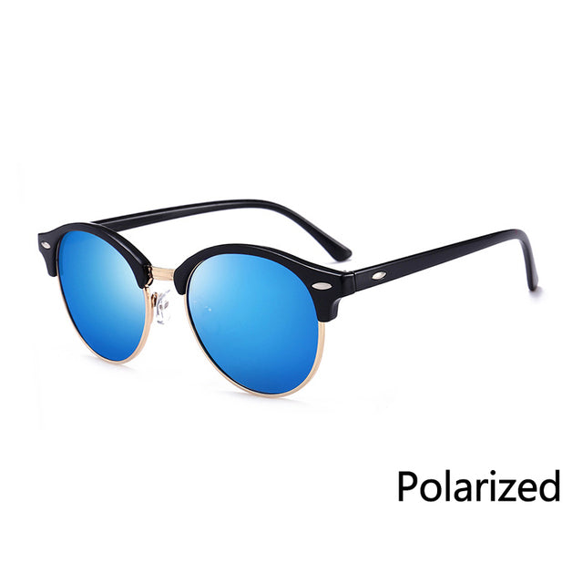 Half Metal Sunglasses Men Women Brand Designer Glasses Mirror Sun Glasses AV8R