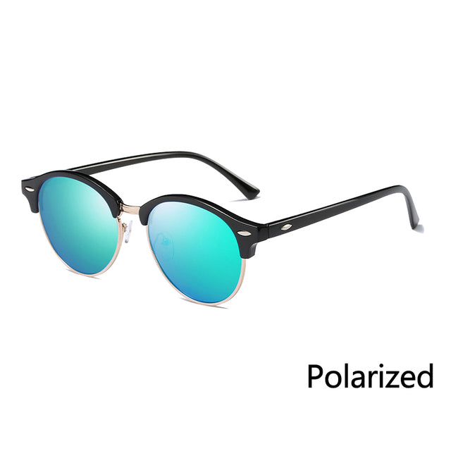 Half Metal Sunglasses Men Women Brand Designer Glasses Mirror Sun Glasses AV8R