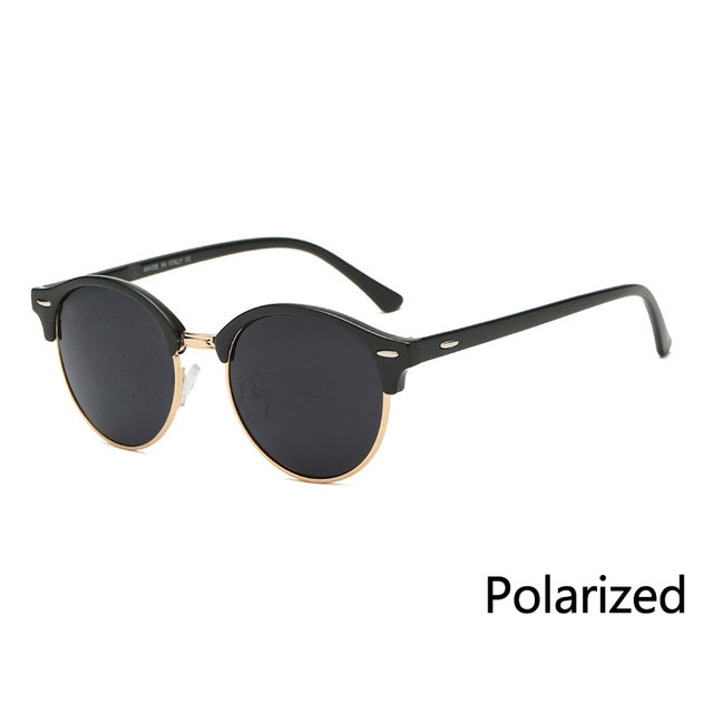 Half Metal Sunglasses Men Women Brand Designer Glasses Mirror Sun Glasses AV8R