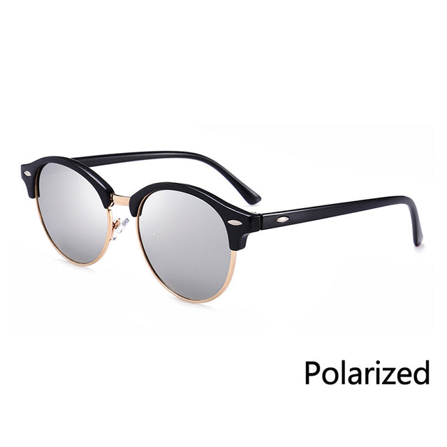 Half Metal Sunglasses Men Women Brand Designer Glasses Mirror Sun Glasses AV8R