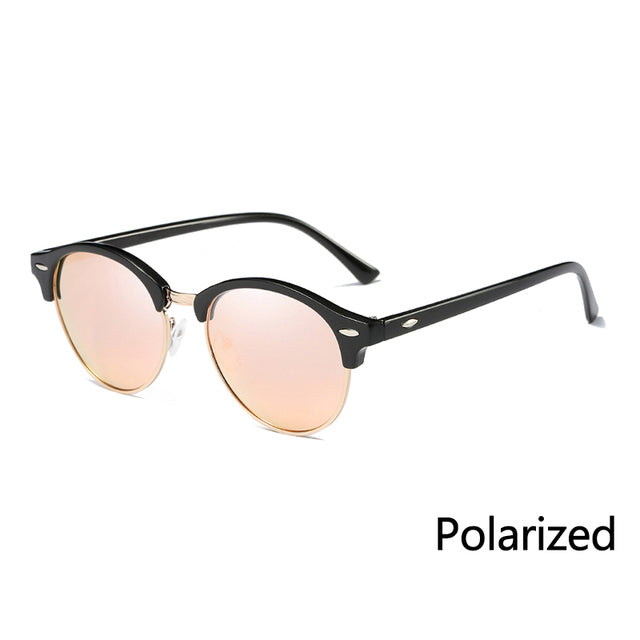 Half Metal Sunglasses Men Women Brand Designer Glasses Mirror Sun Glasses AV8R