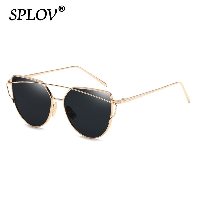 Luxury Cateye Sunglasses Women Brand Designer Mirror Sun Glasses AV8R