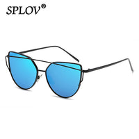 Thumbnail for Luxury Cateye Sunglasses Women Brand Designer Mirror Sun Glasses AV8R