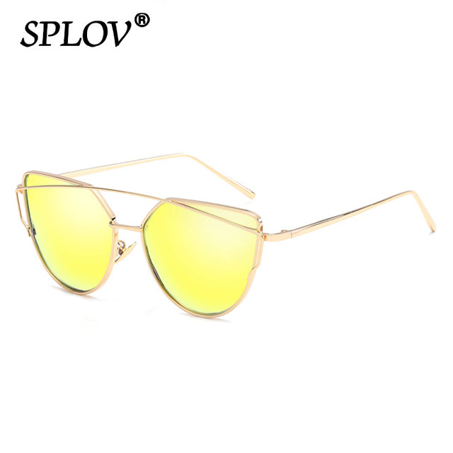 Luxury Cateye Sunglasses Women Brand Designer Mirror Sun Glasses AV8R