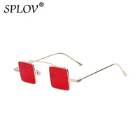 Thumbnail for Stylish Small Square Metal Steampunk Sunglasses Men Women Vintage Sun Glasses AV8R