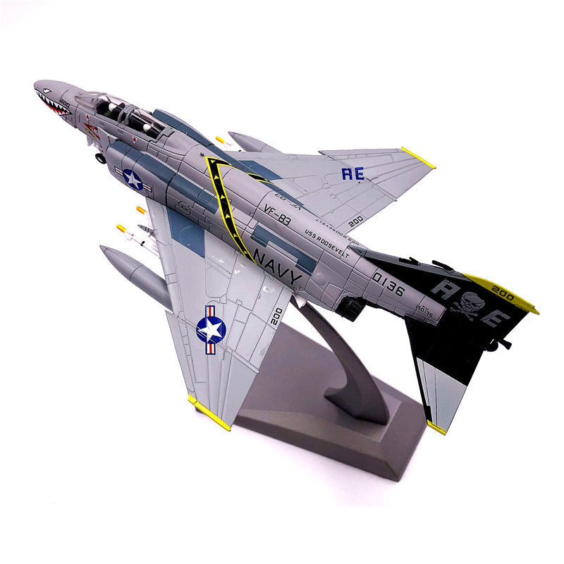 Airplane F-4 Ghost Pirate Flag Squadron Independent Carrier United Captain F4C fighter model Aircraft AV8R