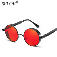 Thumbnail for Retro Round Steam Punk Sunglasses Men Women Brand Designer Small Circle Sun Glasses AV8R