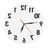 Thumbnail for Reverse Wall Clock Unusual Numbers Backwards AV8R