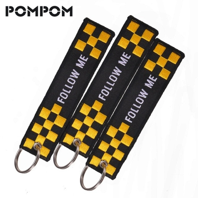 POMPOM 3 PCS/LOT Follow Me Keychains THE AVIATOR