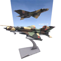 Thumbnail for Aircraft Plane model former Soviet Air Force fighter MiG-21 airplane Alloy model diecast 1:72 metal Planes AV8R