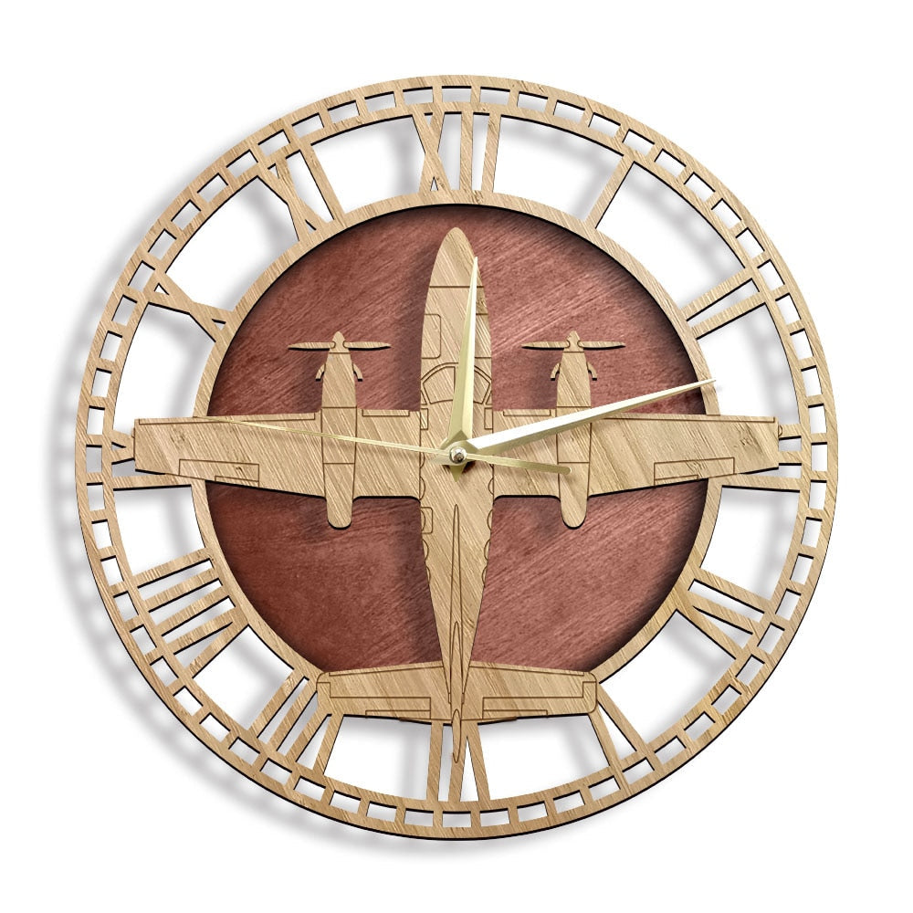 Cessna 425 Conquest I Wooden Wall Clock THE AVIATOR