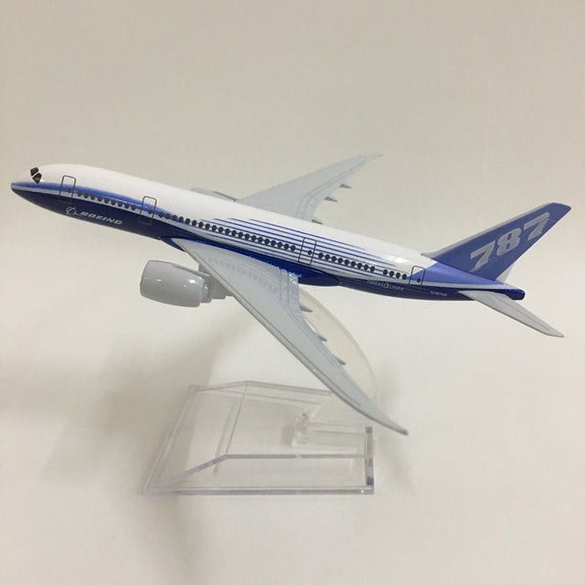 Boeing 747 Model Plane Model Airplane Original Boeing 787 Aircraft Model 1:300 Diecast Metal Airplanes AV8R