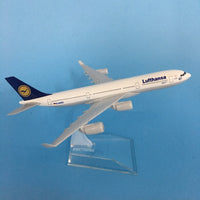 Thumbnail for Lufthansa Airbus A340 Plane Model Airplane Model Airbus Aircraft Model 1:400 Diecast Metal Airplanes Plane Toy AV8R