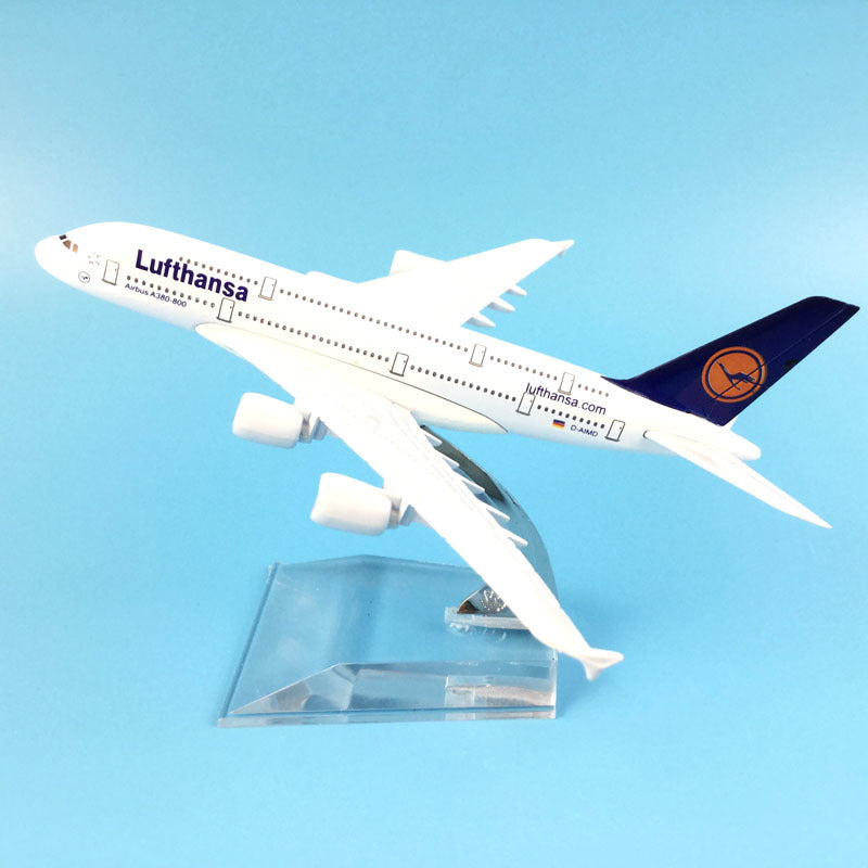 Lufthansa Airbus A340 Plane Model Airplane Model Airbus Aircraft Model 1:400 Diecast Metal Airplanes Plane Toy AV8R