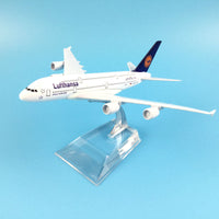 Thumbnail for Lufthansa Airbus A340 Plane Model Airplane Model Airbus Aircraft Model 1:400 Diecast Metal Airplanes Plane Toy AV8R