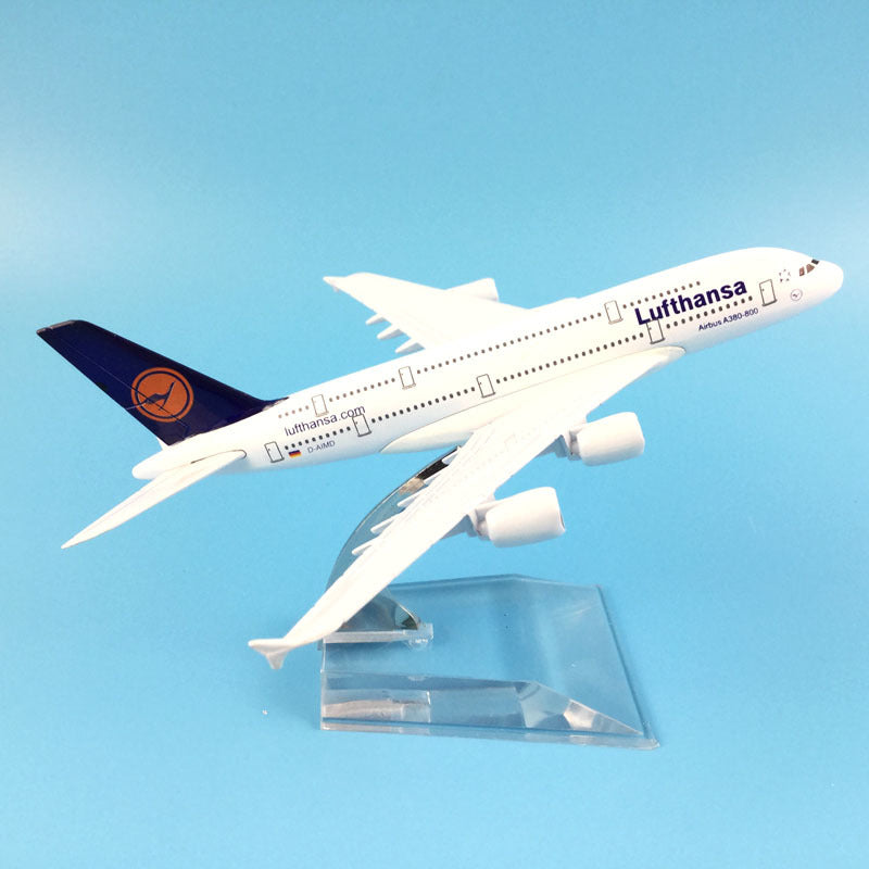 Lufthansa Airbus A340 Plane Model Airplane Model Airbus Aircraft Model 1:400 Diecast Metal Airplanes Plane Toy AV8R