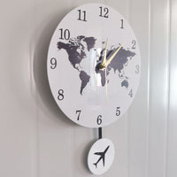 Thumbnail for Earth Globe World Map Pendulum Clock THE AVIATOR