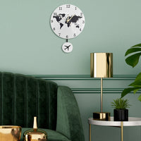 Thumbnail for Earth Globe World Map Pendulum Clock THE AVIATOR