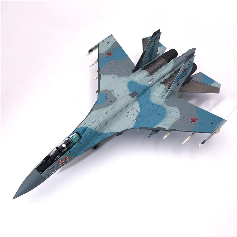 Aircraft Plane model 1/100 Russian Air Force fighter Su 35 airplane AV8R