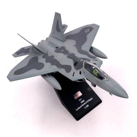 Thumbnail for Aircraft Plane model 1/100 Scale Alloy Fighter F-22 US Air Force Aircraft F22 Raptor Model Toys Children Kid Gift for Collection AV8R