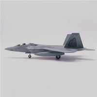 Thumbnail for Aircraft Plane model 1/100 Scale Alloy Fighter F-22 US Air Force Aircraft F22 Raptor Model Toys Children Kid Gift for Collection AV8R