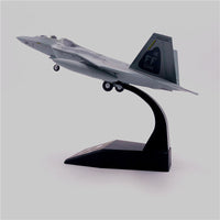 Thumbnail for Aircraft Plane model 1/100 Scale Alloy Fighter F-22 US Air Force Aircraft F22 Raptor Model Toys Children Kid Gift for Collection AV8R