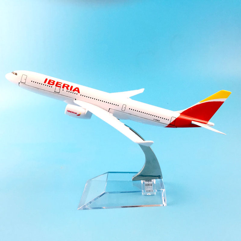 Airplane Model Spain Iberia Airlines A330 Aircraft Model Diecast Metal Airplanes AV8R