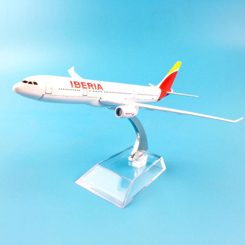 Airplane Model Spain Iberia Airlines A330 Aircraft Model Diecast Metal Airplanes AV8R