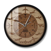 Thumbnail for AIRPLANES ALTITUDE MEASUREMENT PRINTED WALL CLOCK. THE AVIATOR